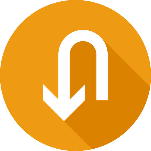 pfeil nach unten kostenlos Icon