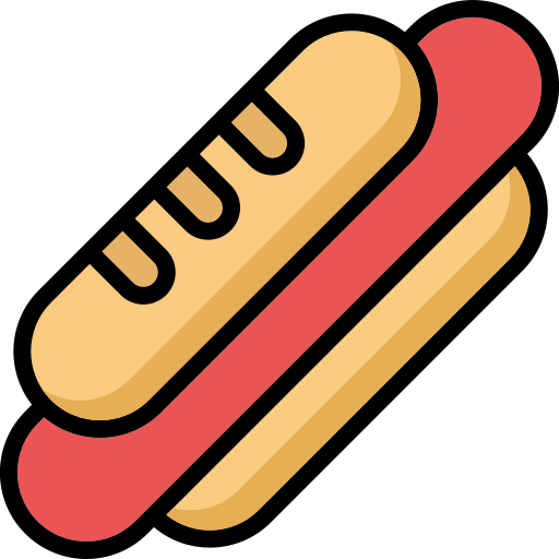 핫도그 무료 아이콘 핫도그 무료 아이콘