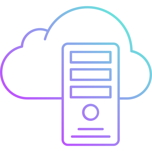servidor en la nube icono gratis