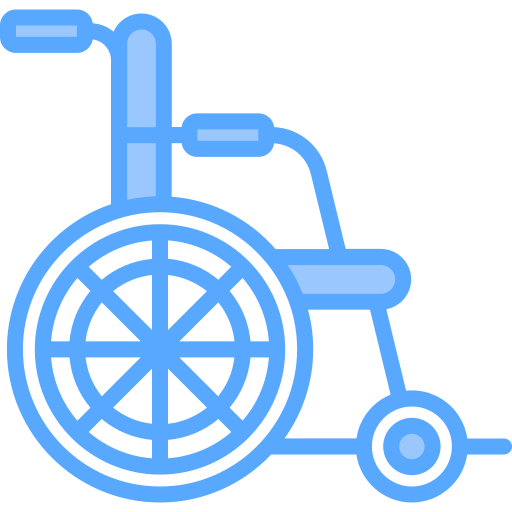 Wheelchair Generic Blue Icon