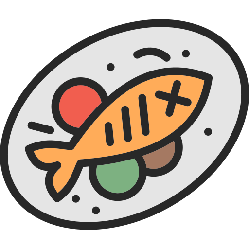 Fish Generic Outline Color icon