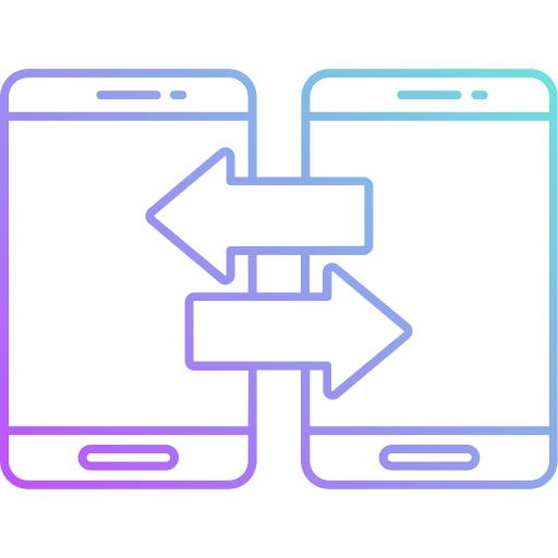transferencia de datos icono gratis