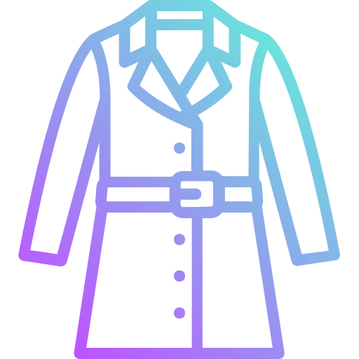 Trench coat Generic Gradient icon