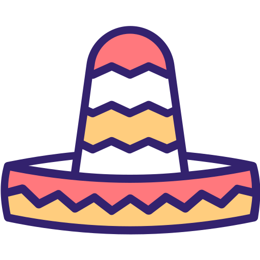 sombrero mexicano icono gratis