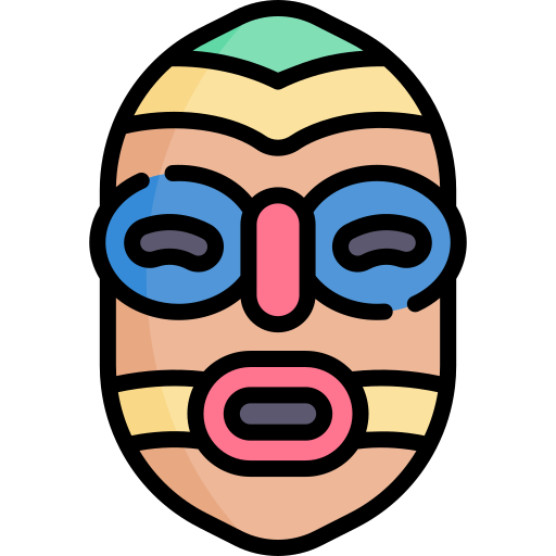 Mask Kawaii Lineal color icon