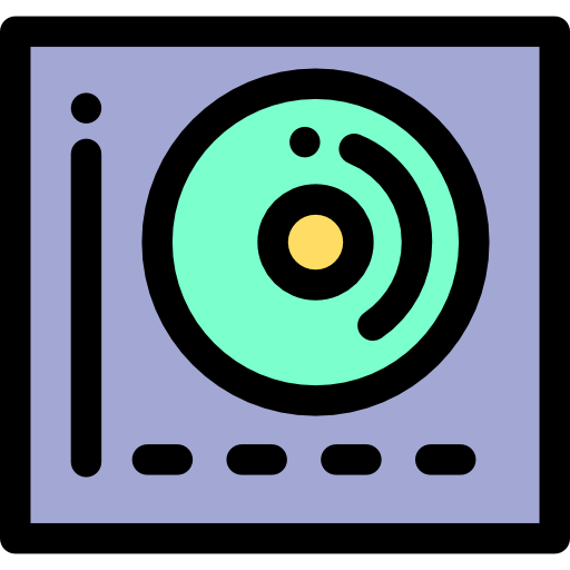 Turntable free icon Turntable free icon