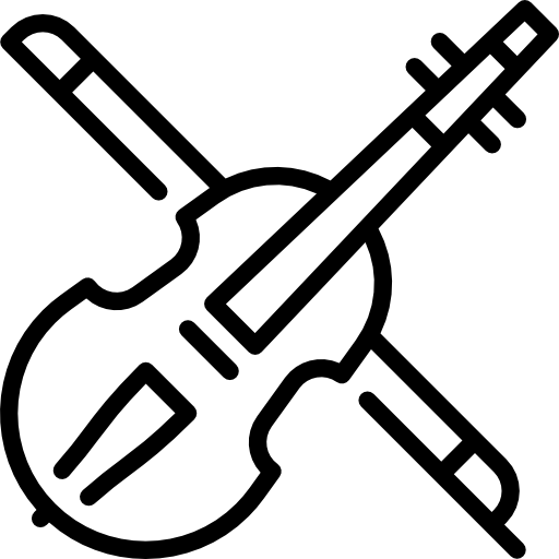 violín icono gratis