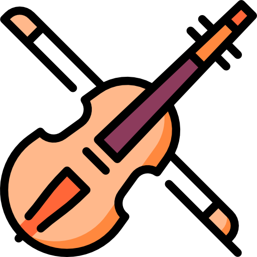 violín icono gratis