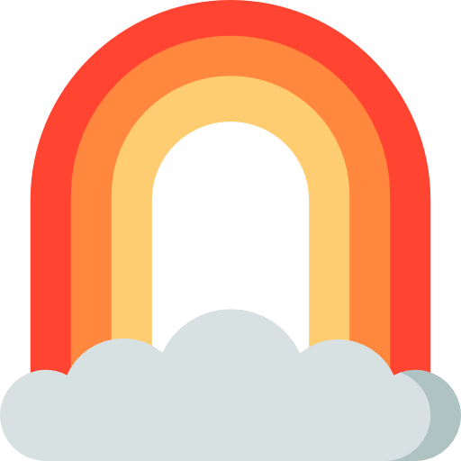 arco iris icono gratis