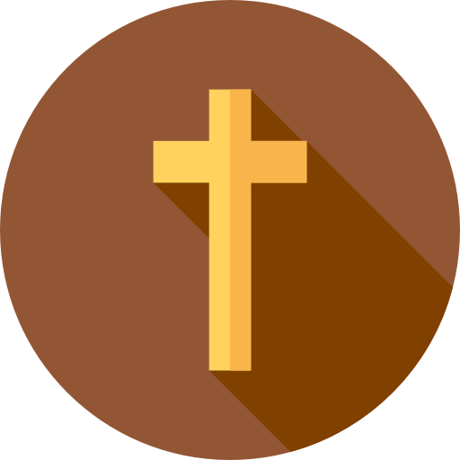 Cross Flat Circular Flat icon