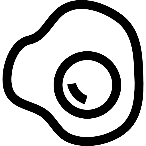 Жаренное яйцо бесплатно иконка