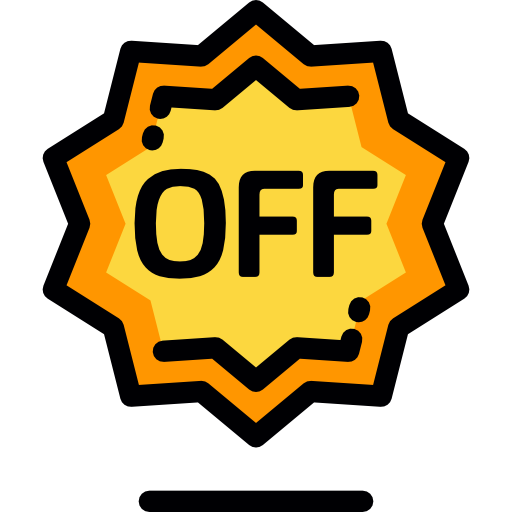 remise Icône gratuit