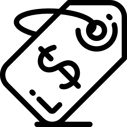 etiqueta de precio icono gratis