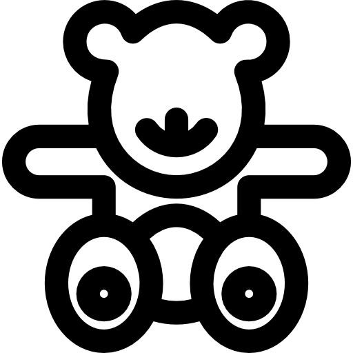 oso de peluche icono gratis