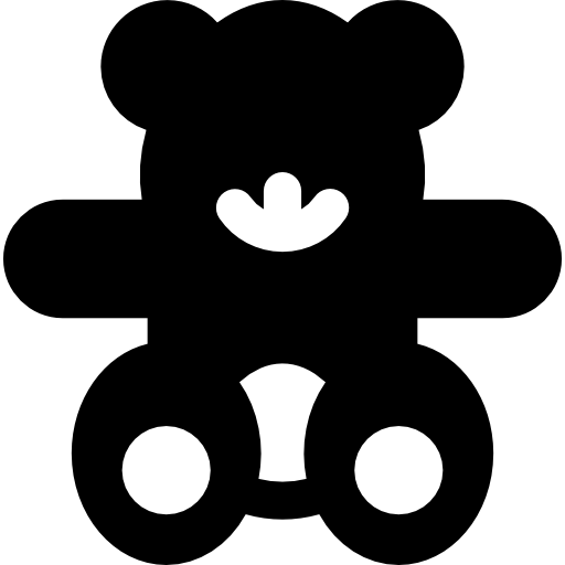 oso de peluche icono gratis