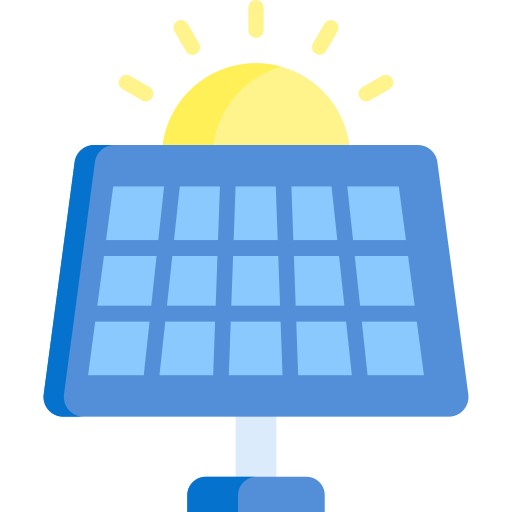 energía solar icono gratis