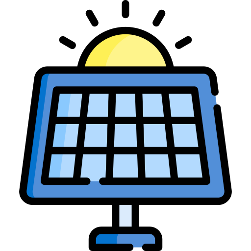 energía solar icono gratis