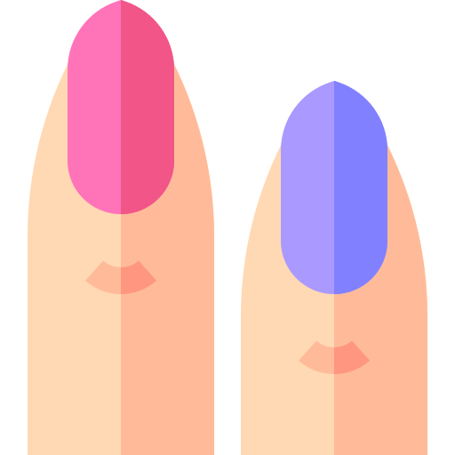 Nail polish Basic Straight Flat icon