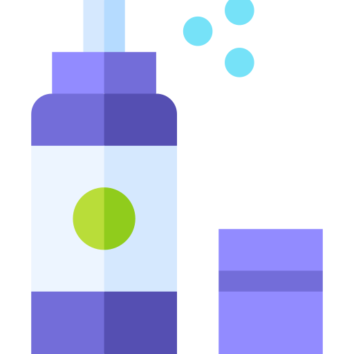 Spray bottle Basic Straight Flat icon