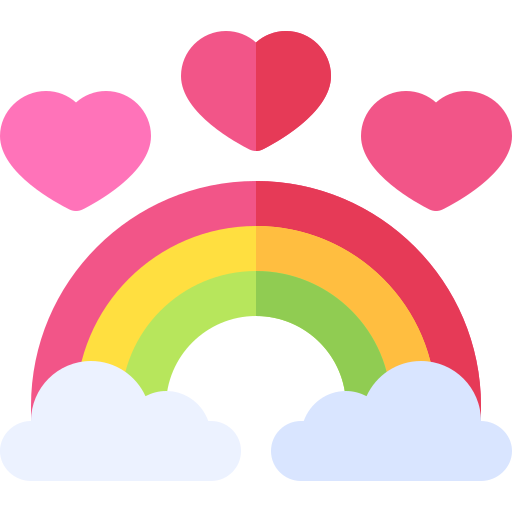 arco iris icono gratis