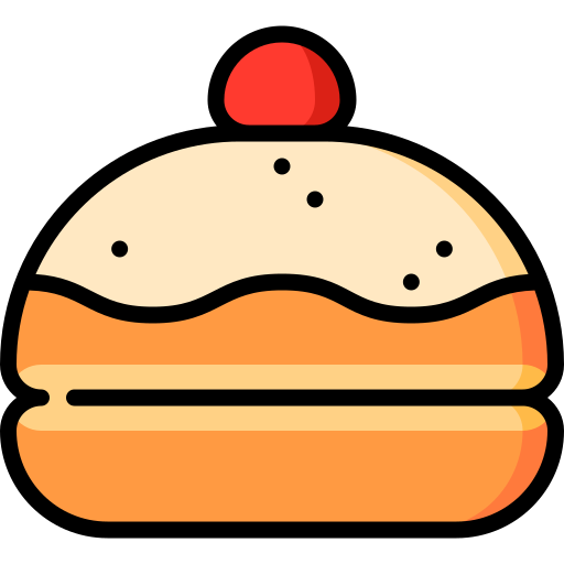 sufganiyah icono gratis