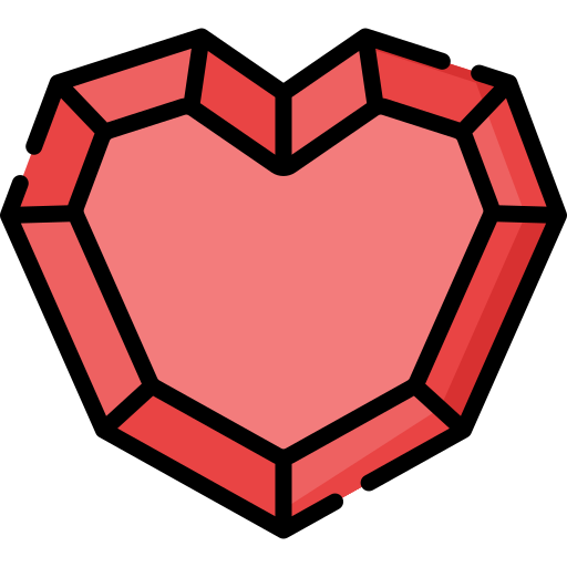 Heart Gem PNG Transparent Images Free Download