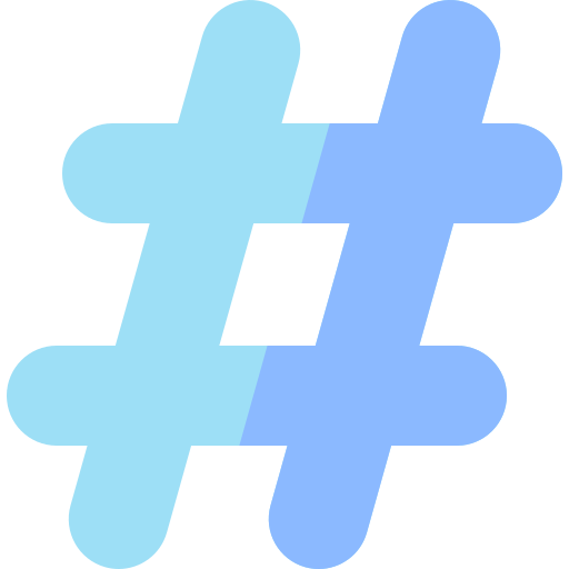 Hashtag free icon