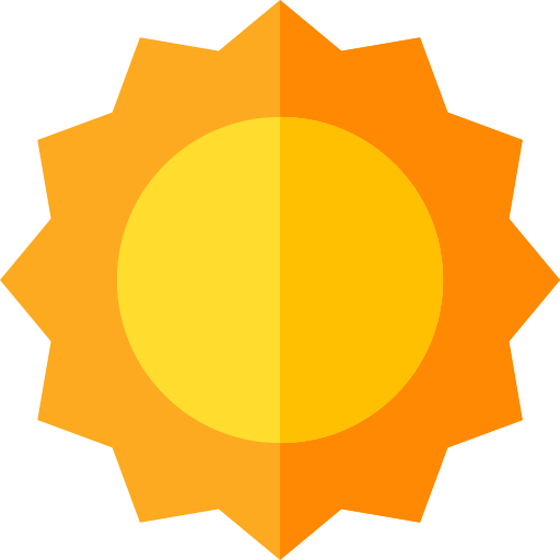 Sun Basic Straight Flat icon