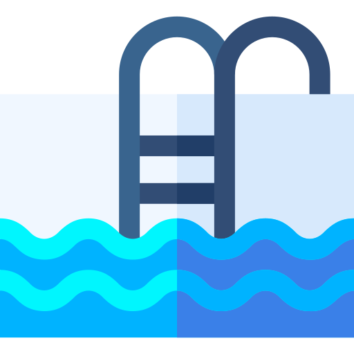 Basic Straight Flat Swimming pool icon