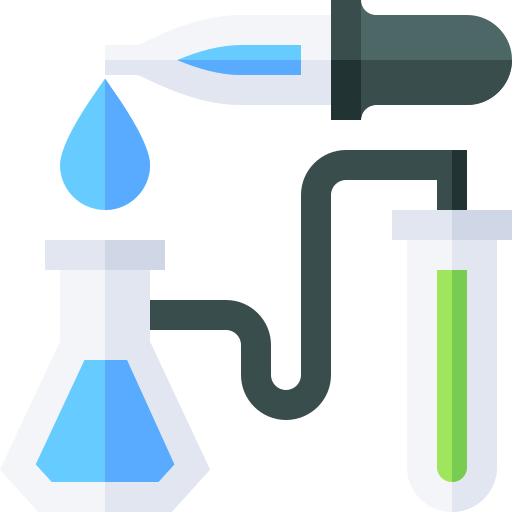 reacción química icono gratis