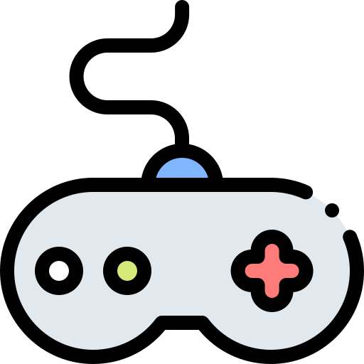 Joystick Detailed Rounded Lineal color icon