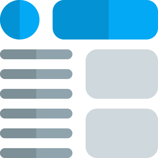 Landing page free icon