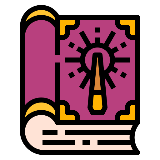 libro magico icono gratis