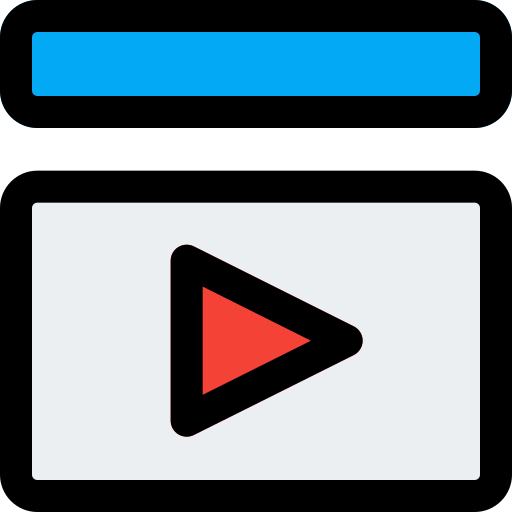 reproductor multimedia icono gratis