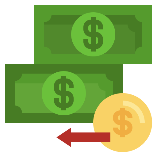 현금 무료 아이콘