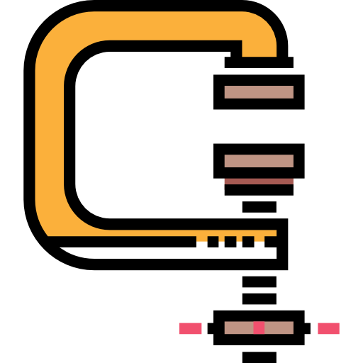 Clamp free icon