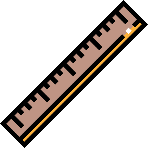 Ruler free icon Ruler free icon