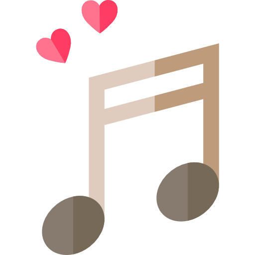 musica romantica icono gratis