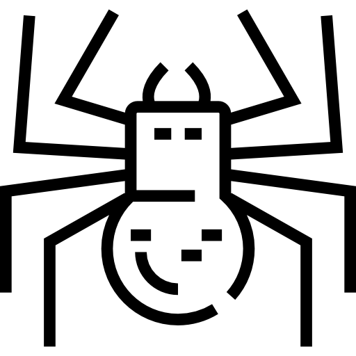 araña icono gratis