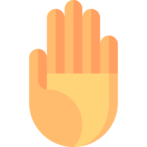 Open hand - Free hands and gestures icons
