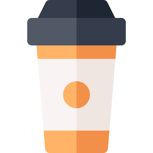 Paper cup Basic Rounded Flat icon