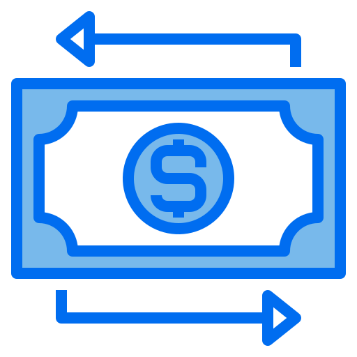 Money transfer - Free arrows icons