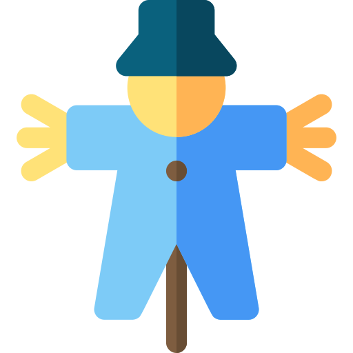 Scarecrow Basic Rounded Flat icon