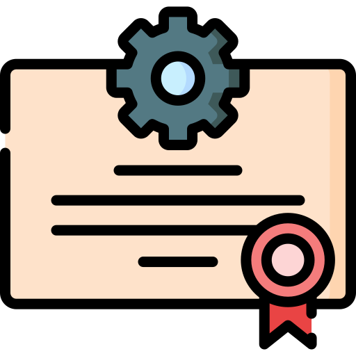 certificado icono gratis