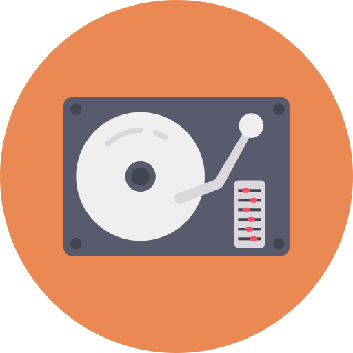 reprodutor de música grátis ícone reprodutor de música grátis ícone