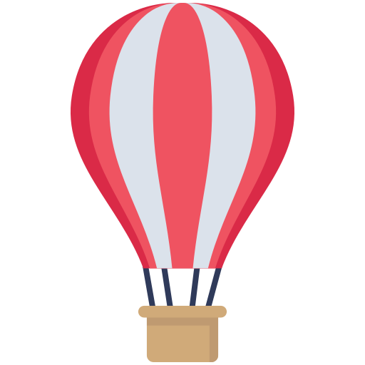 Air balloon Dinosoft Flat icon