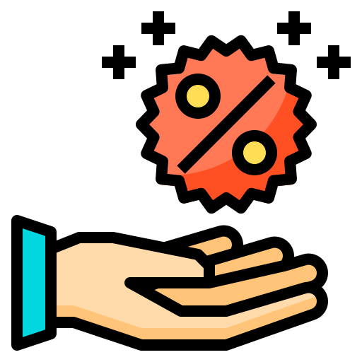 descuento icono gratis