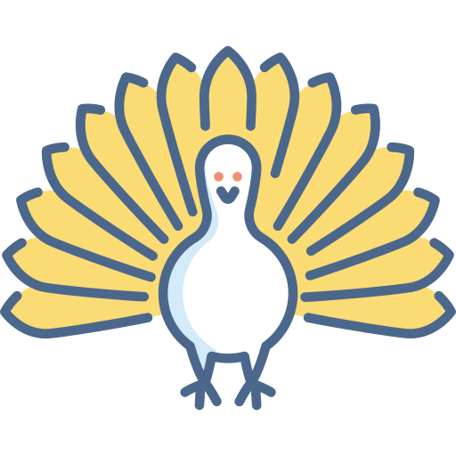 pavo icono gratis