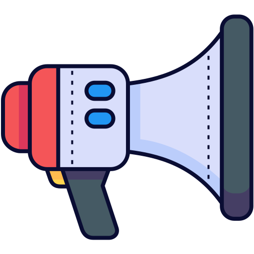 Megaphone Generic Outline Color icon