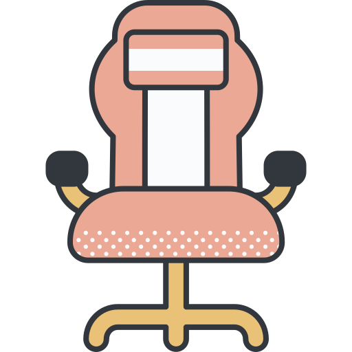 Gaming chair online icon